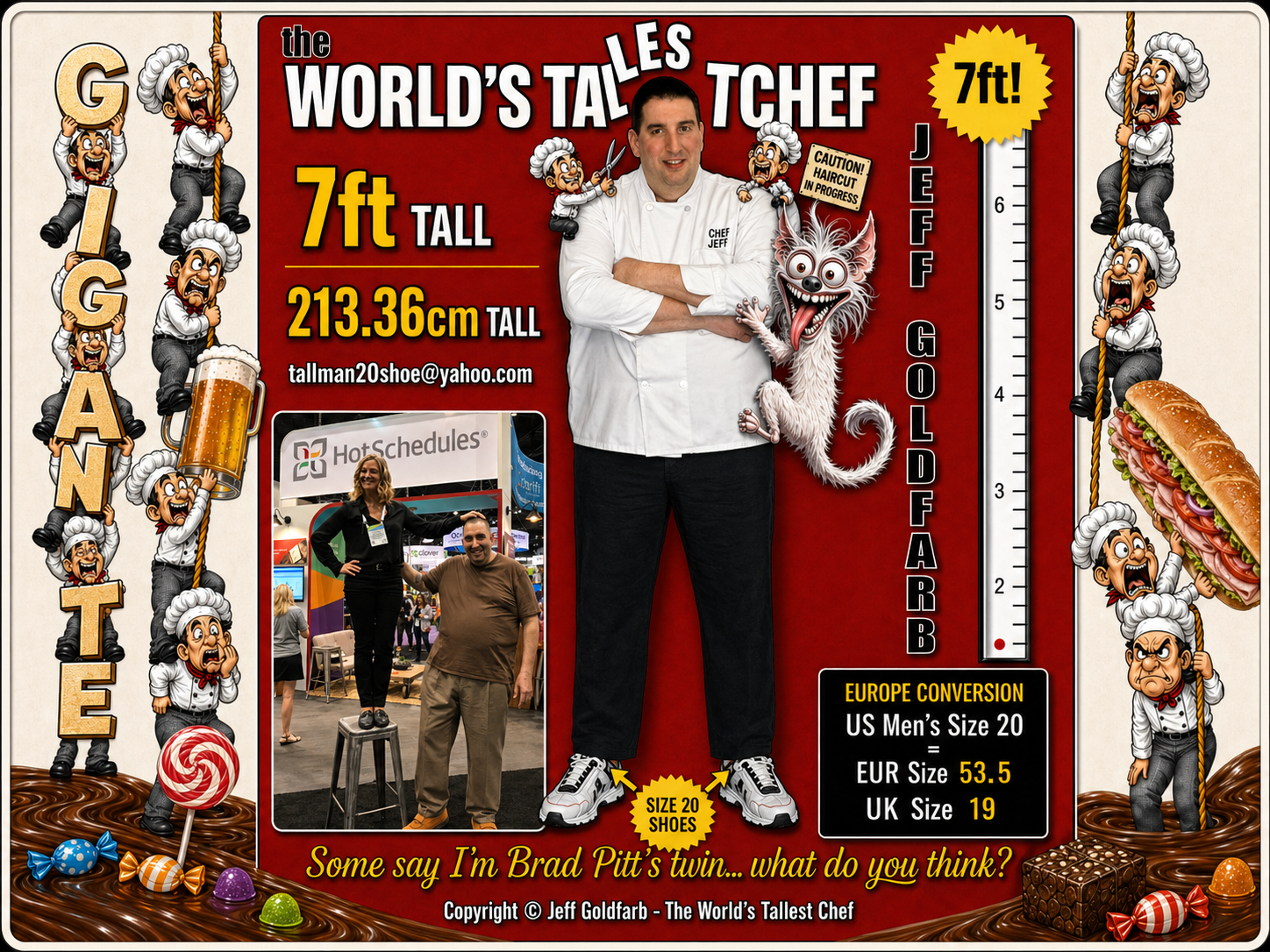 The World's Tallest Chef Poster